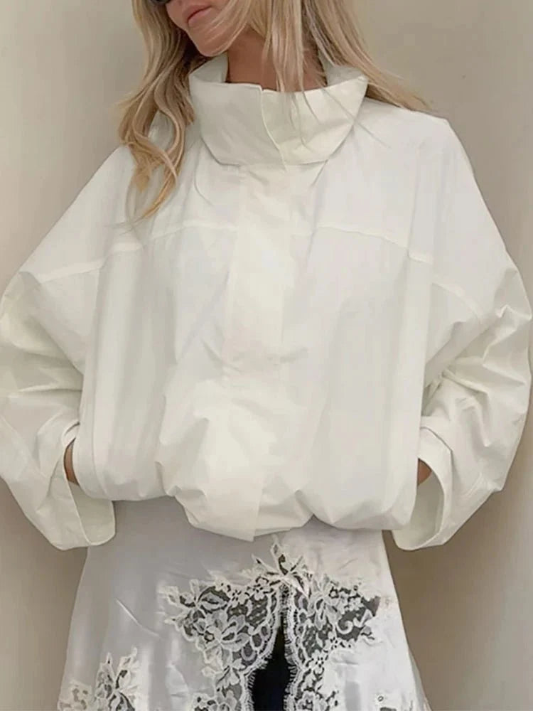 Stylish Hooded Windbreaker Jacket
